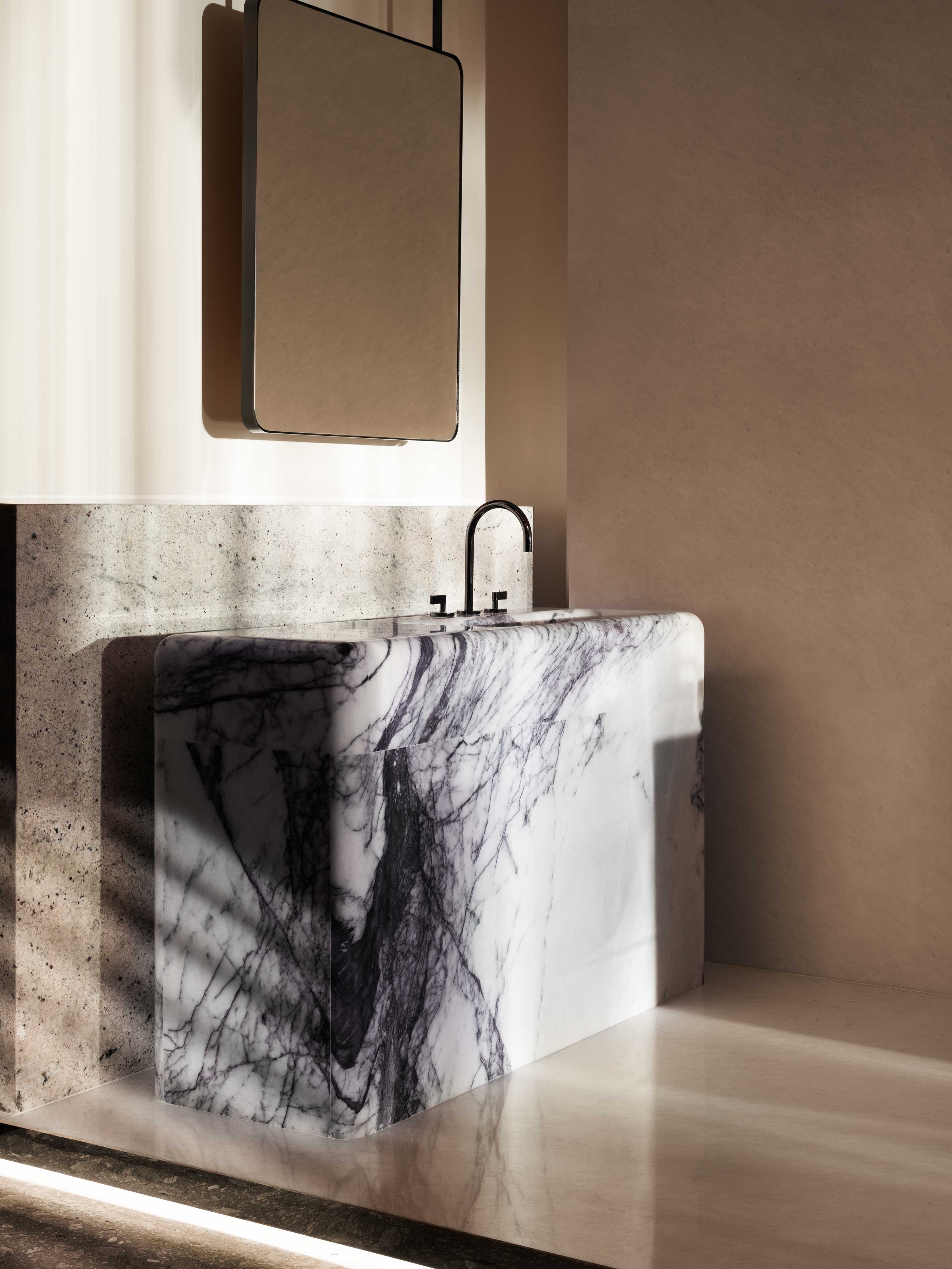 Scolpito Vanity — MAMO Stone Art