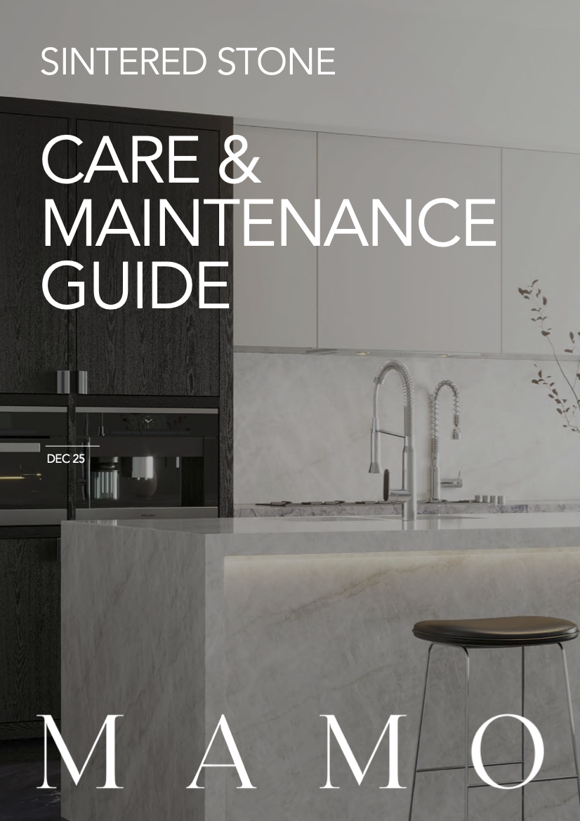 MAMO SINTERED STONE-Care & Maintenance Guide